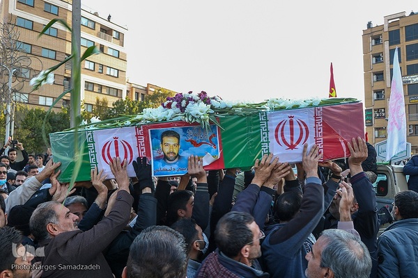 مراسم وداع با شهدای امنیت اصفهان