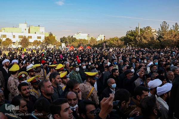 مراسم وداع با شهدای امنیت اصفهان