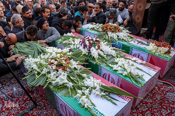 مراسم وداع با شهدای امنیت اصفهان