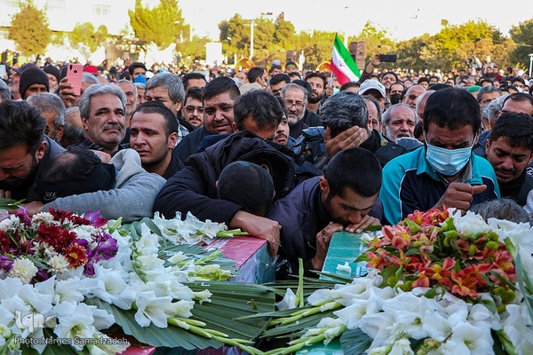 مراسم وداع با شهدای امنیت اصفهان