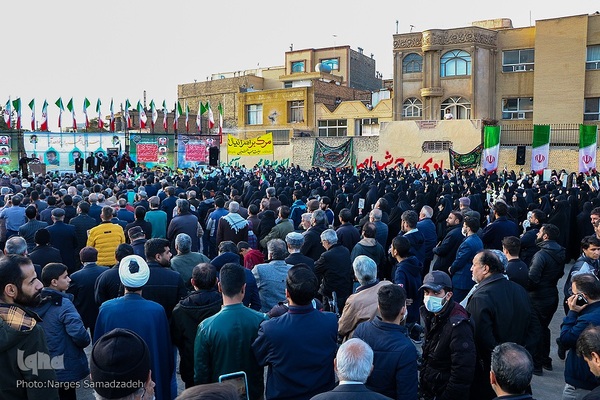 مراسم وداع با شهدای امنیت اصفهان