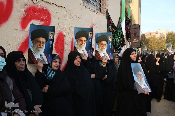 مراسم وداع با شهدای امنیت اصفهان