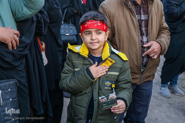 مراسم وداع با شهدای امنیت اصفهان