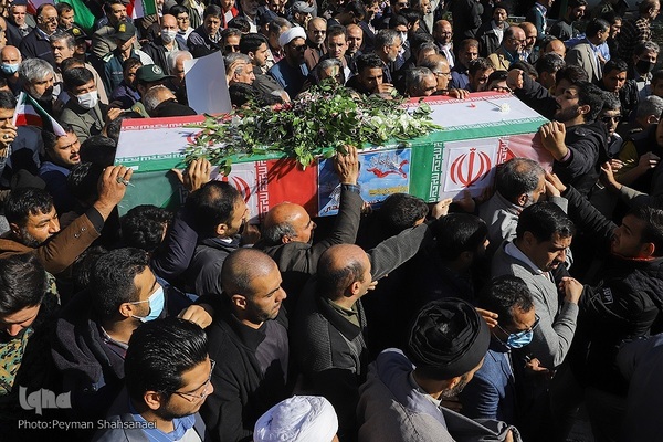 تشییع شهدای حادثه ترویستی اصفهان