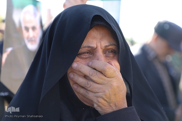 تشییع شهدای حادثه ترویستی اصفهان