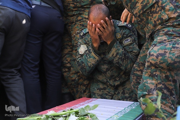 تشییع شهدای حادثه ترویستی اصفهان