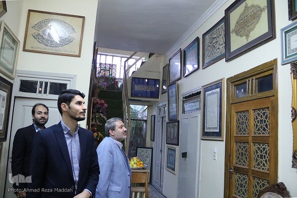 دیدار مدیرعامل قرآنی ایکنا با استاد «محمد نعمتی» کاتب قرآن