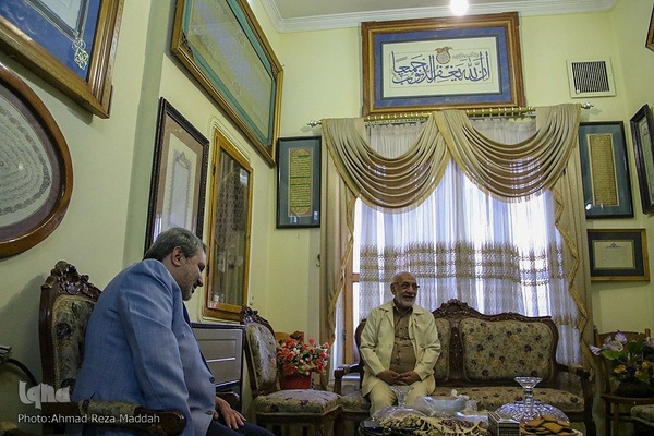 دیدار مدیرعامل قرآنی ایکنا با استاد «محمد نعمتی» کاتب قرآن