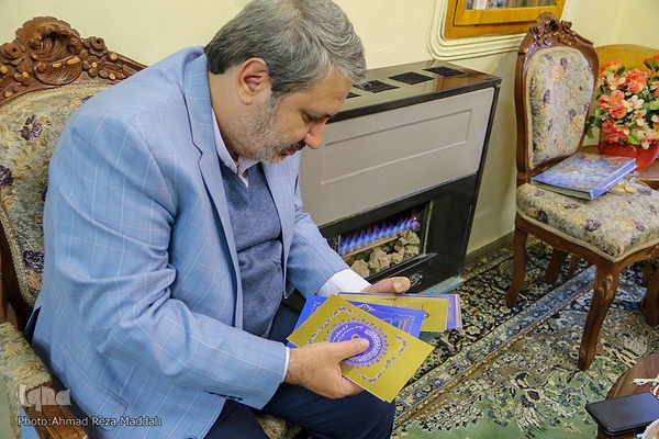 دیدار مدیرعامل قرآنی ایکنا با استاد «محمد نعمتی» کاتب قرآن