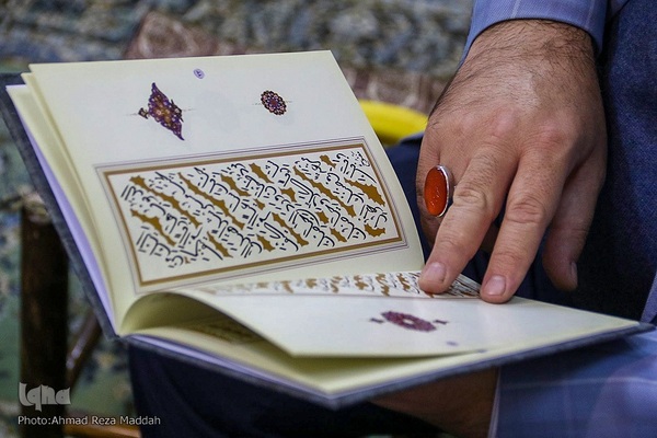 دیدار مدیرعامل قرآنی ایکنا با استاد «محمد نعمتی» کاتب قرآن