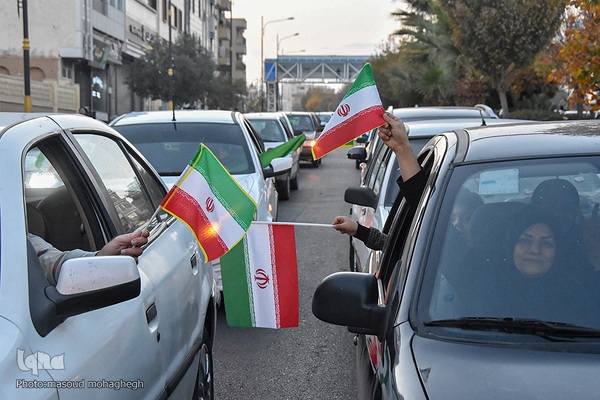 جشن پیروزی تیم ملی در سمنان