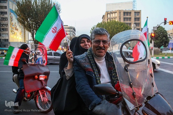 جشن پیروزی تیم ملی در تهران/1