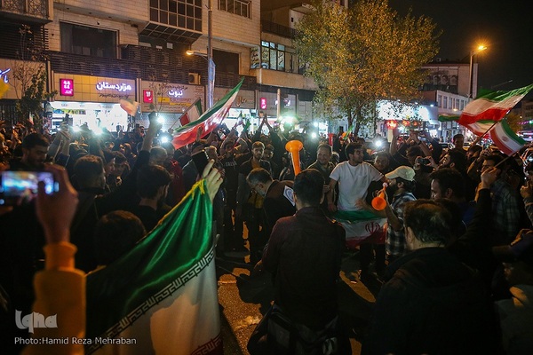 جشن پیروزی تیم ملی در تهران/1