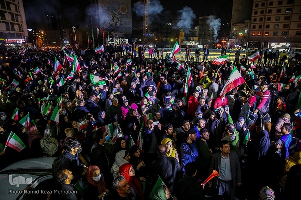 جشن پیروزی تیم ملی در تهران/1