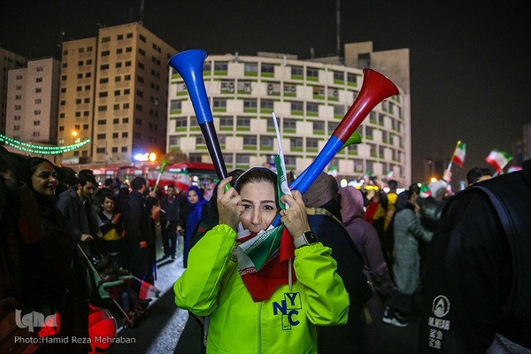 جشن پیروزی تیم ملی در تهران/1
