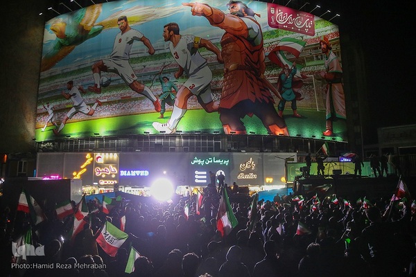 جشن پیروزی تیم ملی در تهران/2