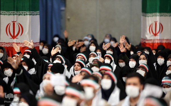 دیدار صدها تن از بسیجیان با رهبر معظم انقلاب اسلامی