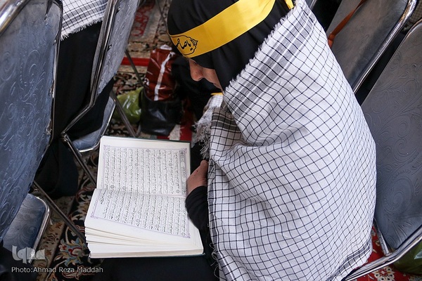 مراسم حماسه حضور بسیجیان در حرم شاهچراغ(ع)