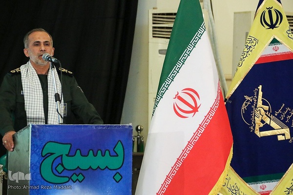 مراسم حماسه حضور بسیجیان در حرم شاهچراغ(ع)