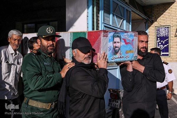 مراسم تشییع پیکر مطهر شهید مدافع حرم، سردار «داوود جعفری»