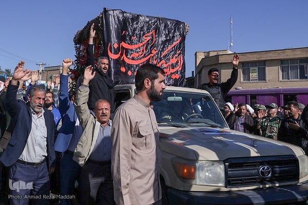 مراسم تشییع پیکر مطهر شهید مدافع حرم، سردار «داوود جعفری»