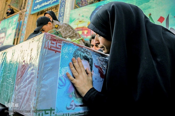 مراسم تشییع پیکر مطهر شهید مدافع حرم، سردار «داوود جعفری»