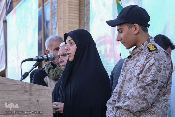 مراسم تشییع پیکر مطهر شهید مدافع حرم، سردار «داوود جعفری»