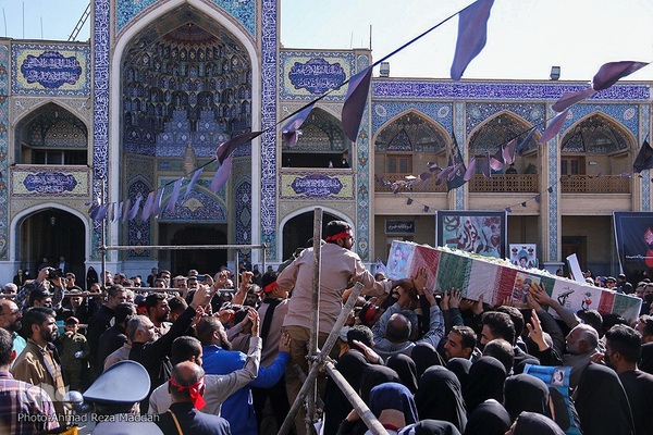 مراسم تشییع پیکر مطهر شهید مدافع حرم، سردار «داوود جعفری»