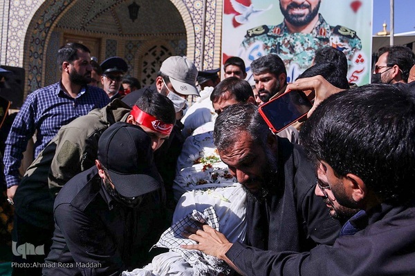 مراسم تشییع پیکر مطهر شهید مدافع حرم، سردار «داوود جعفری»