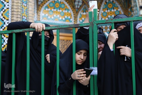 تشییع پیکر شهدای مدافع حرم در قم
