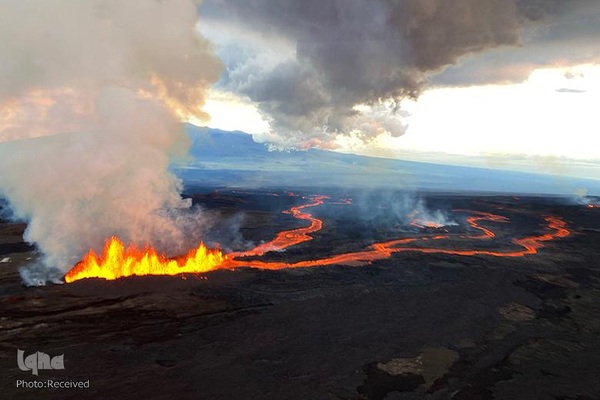 فوران آتشفشان هاوایی