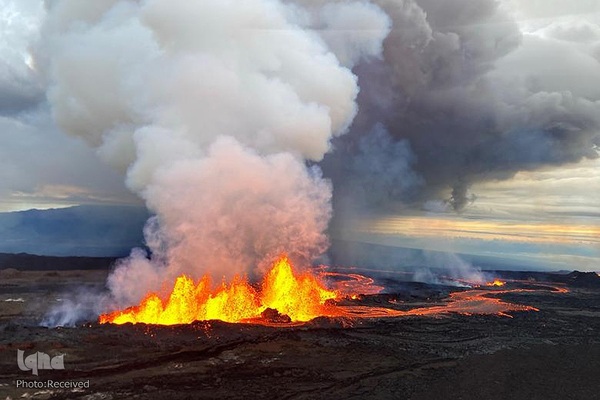 فوران آتشفشان هاوایی