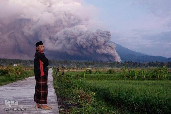 فوران آتش‌فشان سمرو در اندوزی