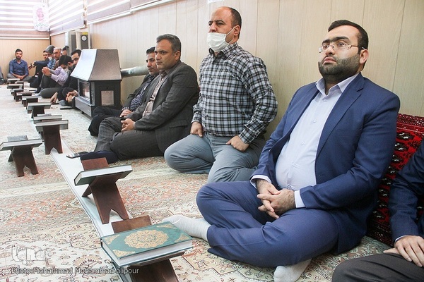 جلسه قرائت قرآن سازمان قضایی نیروهای مسلح خوزستان
