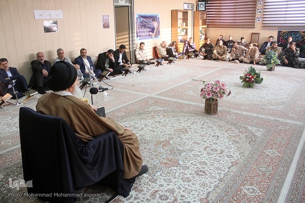 جلسه قرائت قرآن سازمان قضایی نیروهای مسلح خوزستان