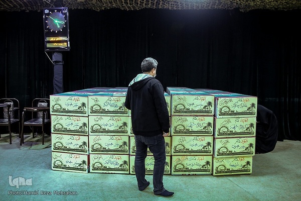 وداع با پیکر مطهر شهید مدافع امنیت طلبه بسیجی حسن مختار‌زاده