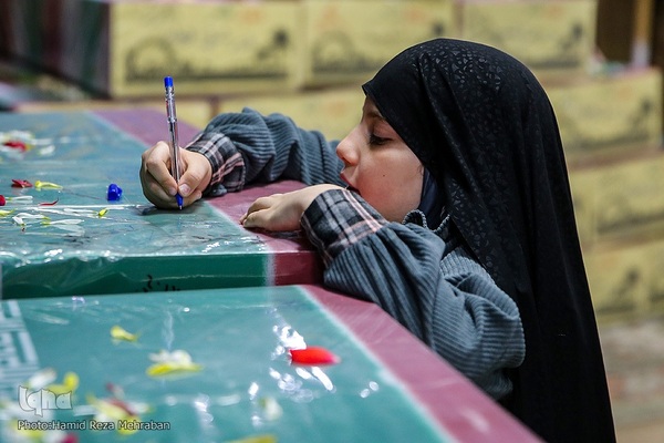 وداع با پیکر مطهر شهید مدافع امنیت طلبه بسیجی حسن مختار‌زاده