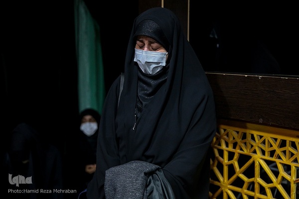 وداع با پیکر مطهر شهید مدافع امنیت طلبه بسیجی حسن مختار‌زاده