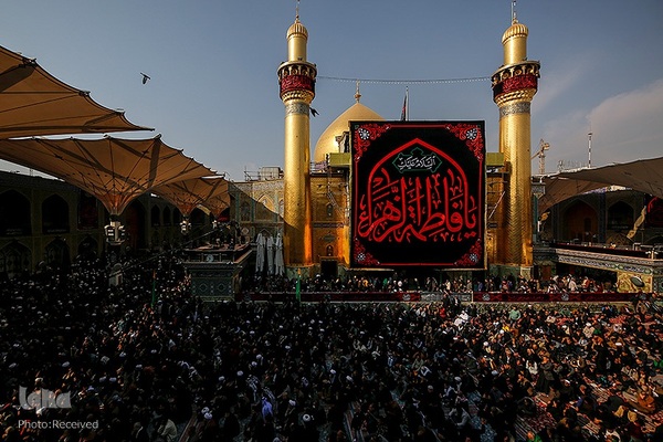 عزاداری شهادت حضرت زهرا(س) در آستان علوی و حسینی
