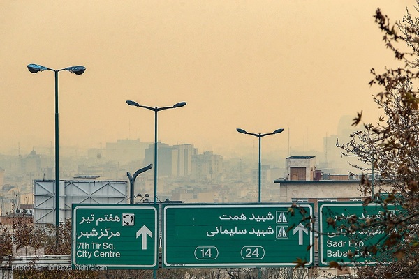 آلودگی هوای تهران