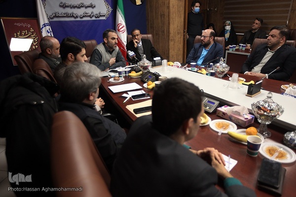 مراسم تکریم جمال رحیمیان، معاون سابق و معارفه علیرضا کلانتر مهرجردی، سرپرست جدید معاونت فرهنگی جهاد دانشگاهی