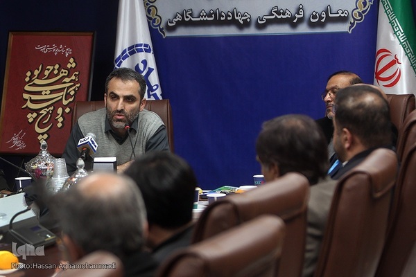 مراسم تکریم جمال رحیمیان، معاون سابق و معارفه علیرضا کلانتر مهرجردی، سرپرست جدید معاونت فرهنگی جهاد دانشگاهی