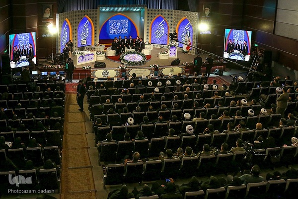 اختتامیه بخش آقایان مسابقات قرآن اوقاف در قزوین