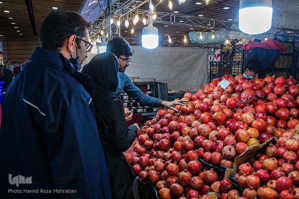 رونق بازار شب یلدا در تهران