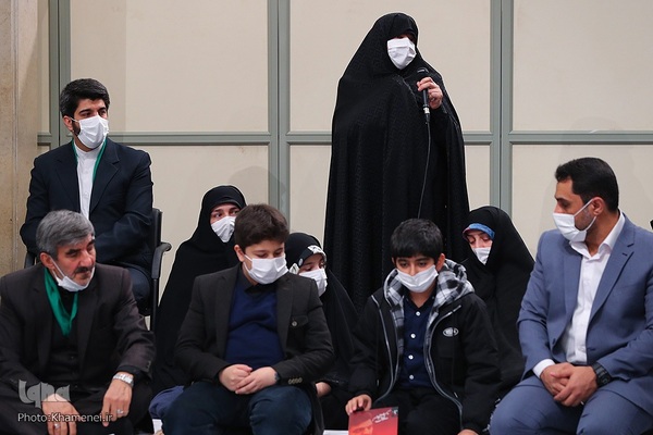 دیدار رهبر معظم انقلاب با خانواده شهدای حادثه‌ تروریستی شاهچراغ(ع) شیراز