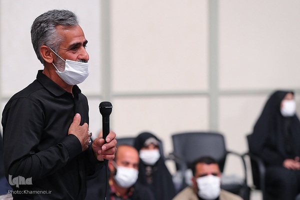 دیدار رهبر معظم انقلاب با خانواده شهدای حادثه‌ تروریستی شاهچراغ(ع) شیراز