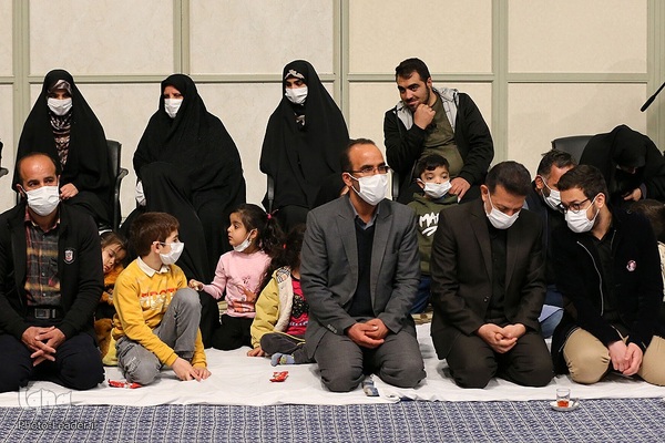 دیدار رهبر معظم انقلاب با خانواده شهدای حادثه‌ تروریستی شاهچراغ(ع) شیراز