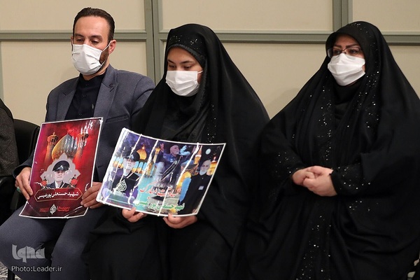 دیدار رهبر معظم انقلاب با خانواده شهدای حادثه‌ تروریستی شاهچراغ(ع) شیراز