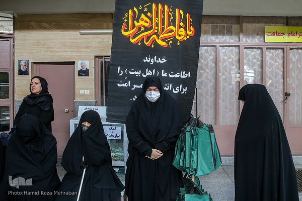 تشییع پیکر «حاج احمد فیاض» پیرغلام اهل‌بیت(ع)