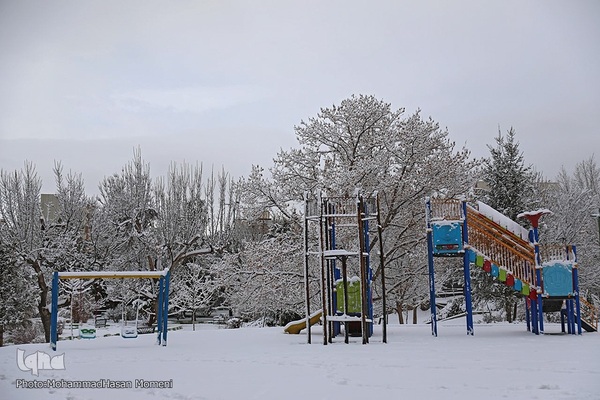 اولین برف زمستانی همدان‎‎
